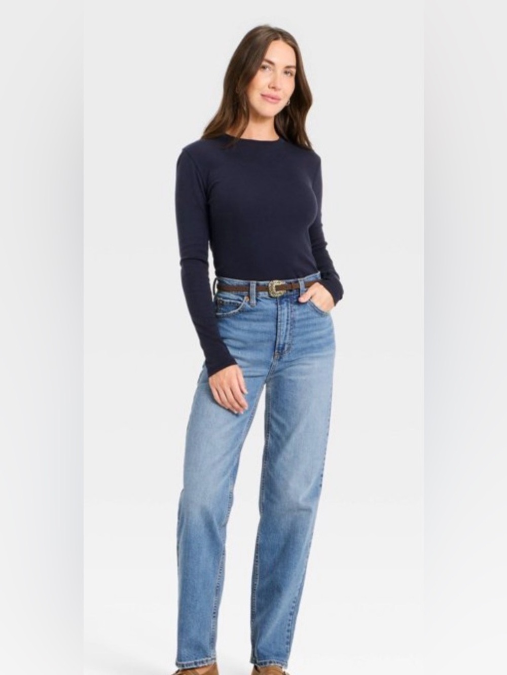 Women's EUC Vintage WEATHERPROOF FLEECE LINED  straight leg jeans Size 6